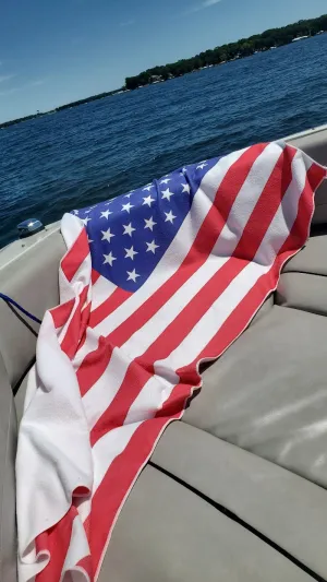 American Flag Beach Towel