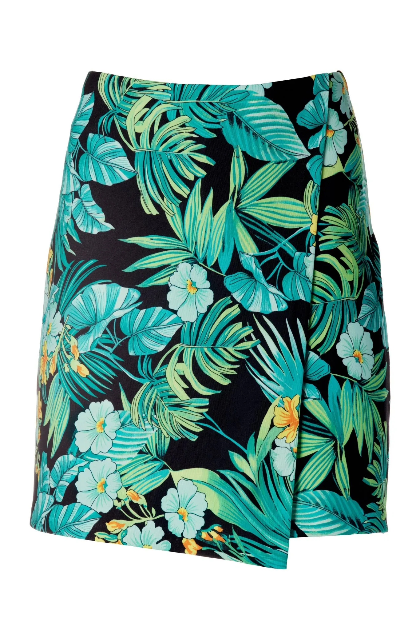 Beyond Travel Tropical Print Skort Green Multi