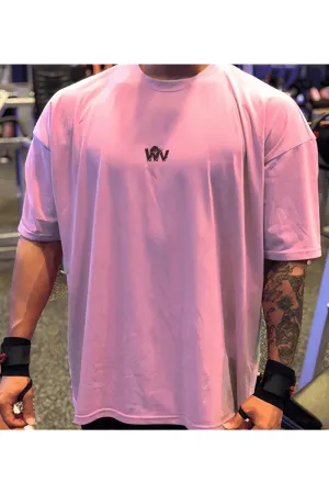 Born To Wild Oversized T-shirt (Light Pink)