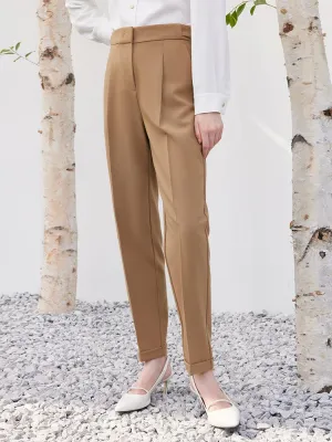 Caramel Color Ankle Length Pants