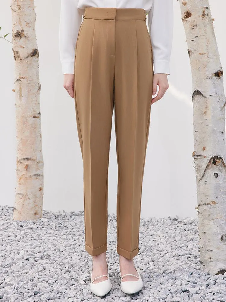 Caramel Color Ankle Length Pants