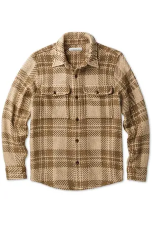 CLOUD WEAVE SHIRT Tawny Wood Sea Mist Plaid