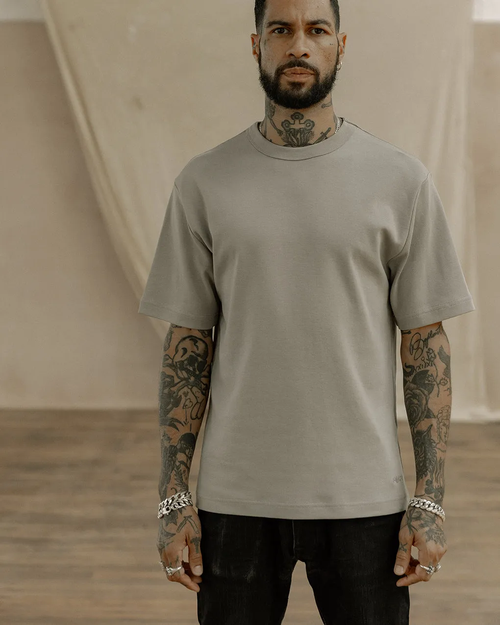 Crafted Heavyweight T-Shirt - Ash Grey