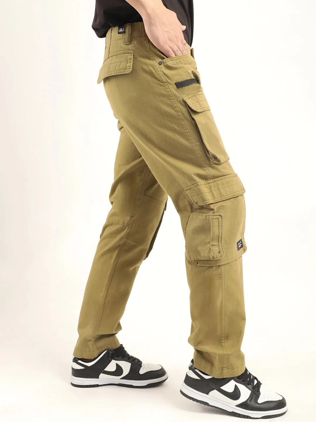 Crime Mustard Multi Pocket Cargo