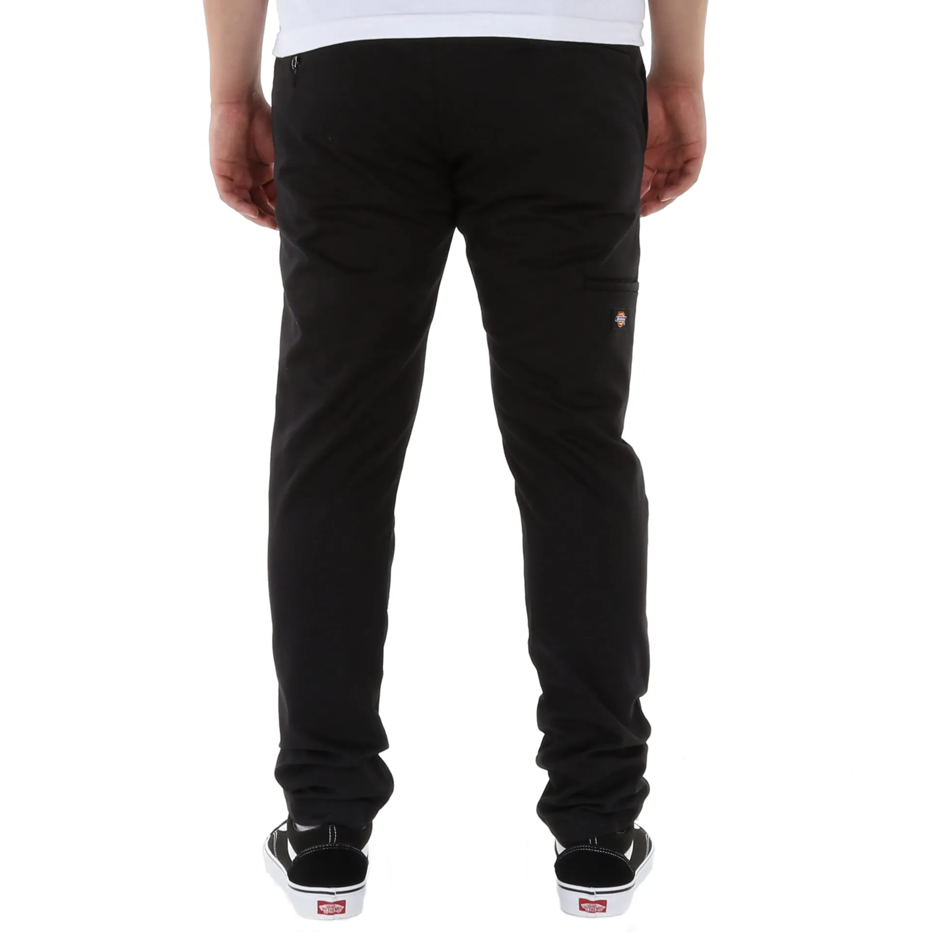 Dickies 811 Skinny Straight Fit Double Knee Work Pant - Black