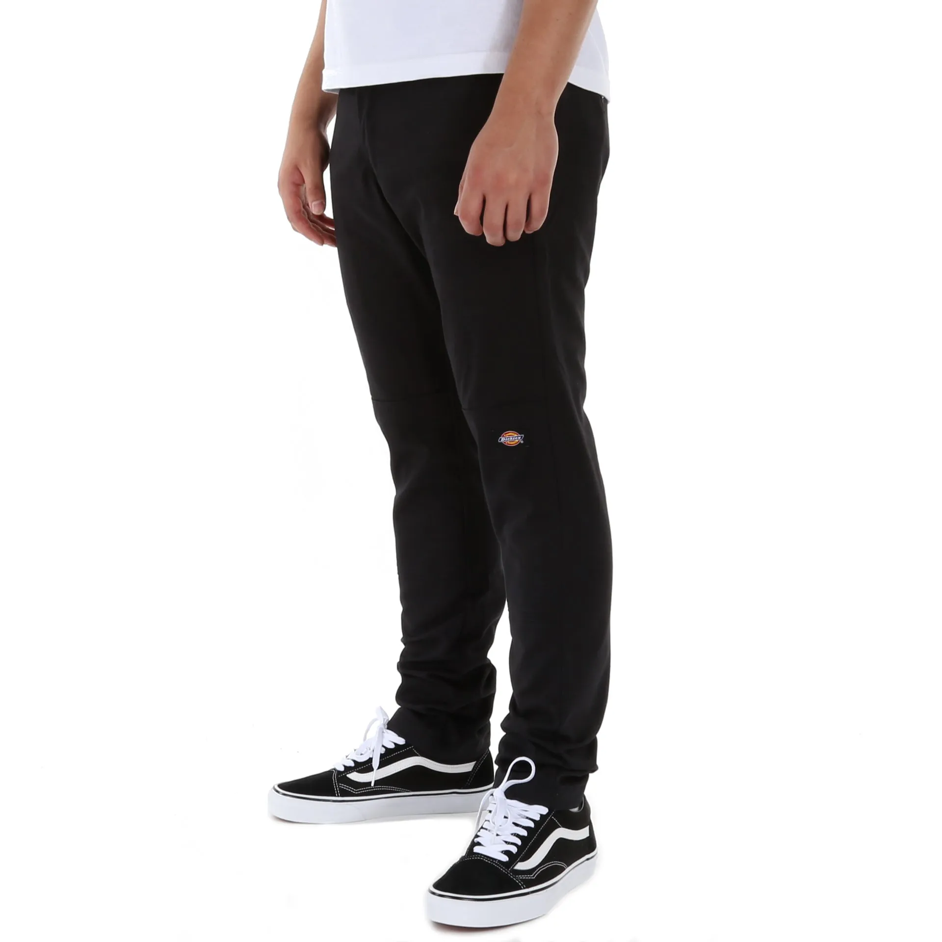 Dickies 811 Skinny Straight Fit Double Knee Work Pant - Black