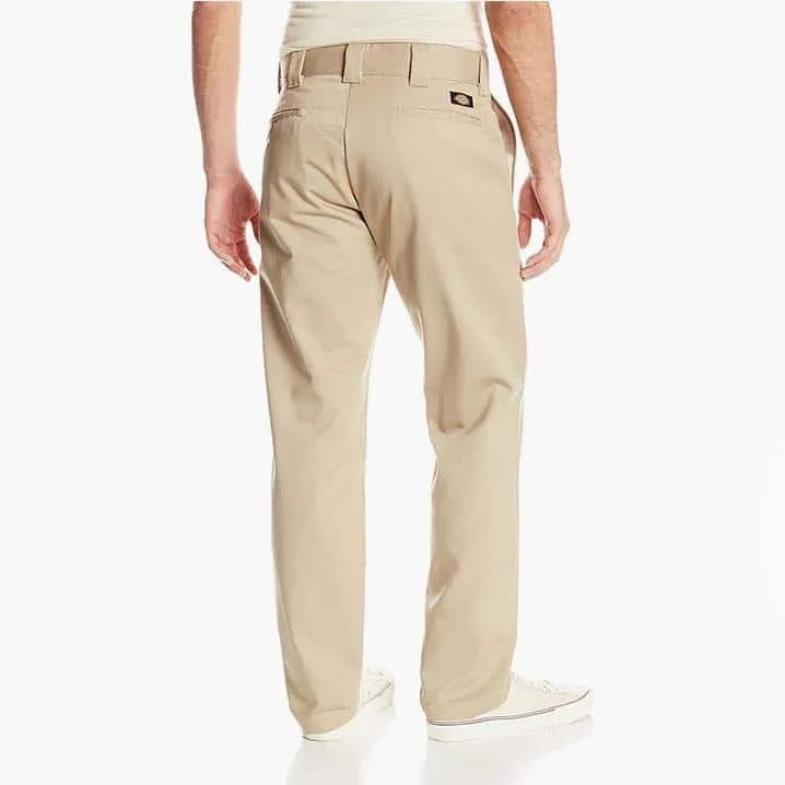 Dickies 830 Slim Fit Tapered Leg Work Pants in Khaki