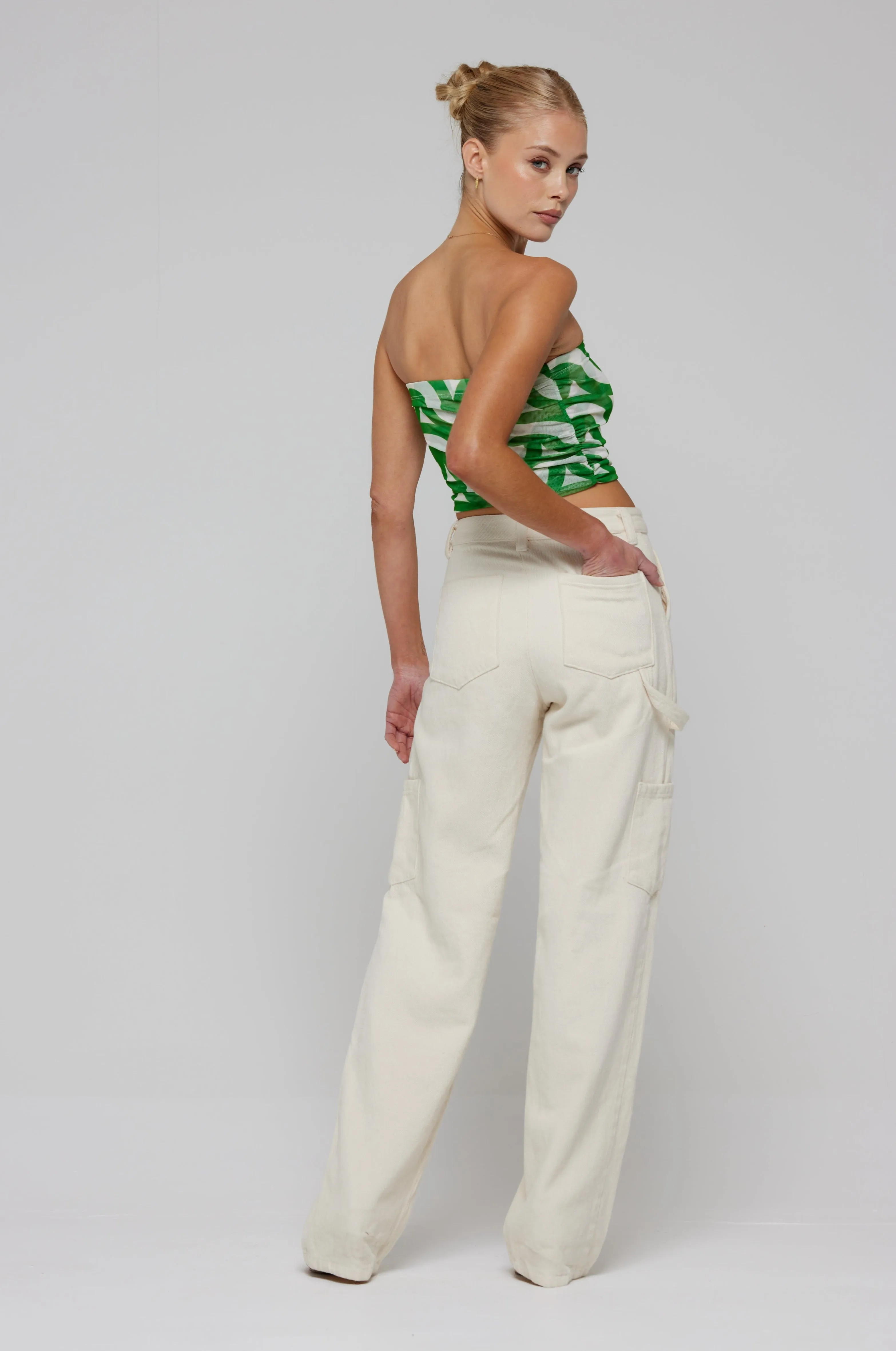 Elsa Cargo Pant in Cream