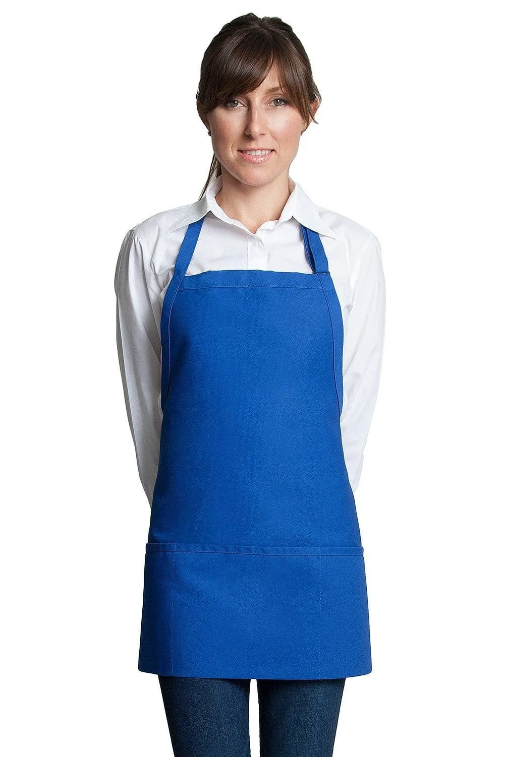 Fiumara Apparel Bib Apron w/ 3 Pockets 24L X 28 W