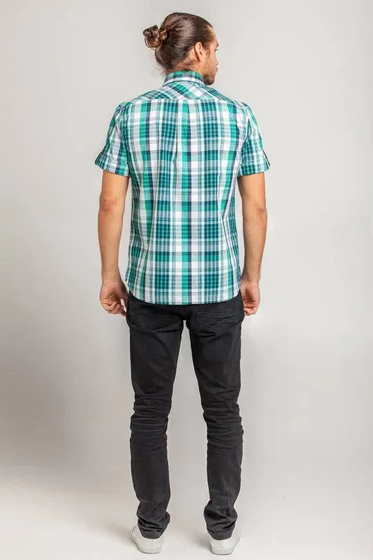 HARVEY Men's Check Shirt - Long or Short Sleeve