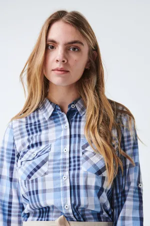 HARVEY Women's Check Shirt - Long or Short Sleeve