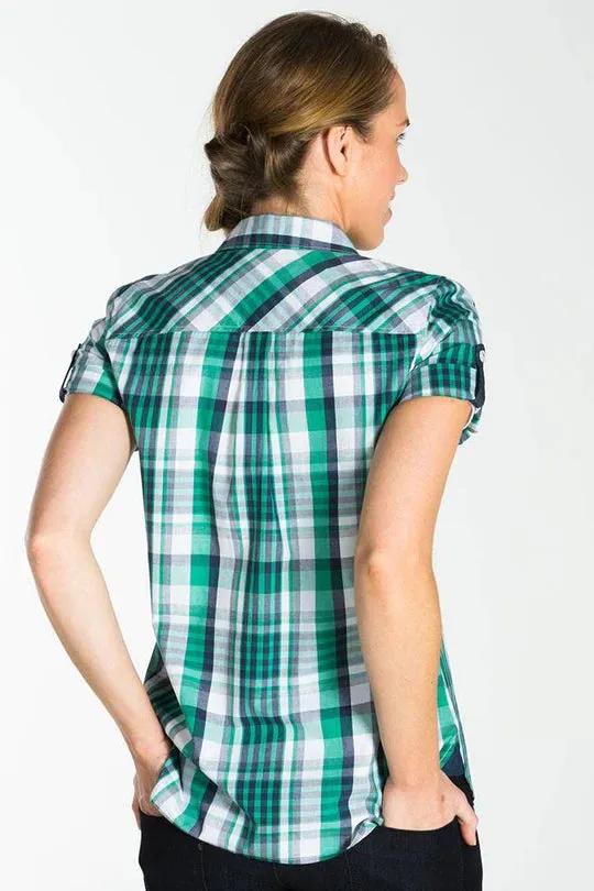 HARVEY Women's Check Shirt - Long or Short Sleeve