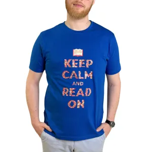 Keep Calm and Read On Unisex Adults T-Shirt [FINAL SALE]