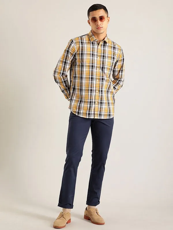 Men Checked Full Sleeve Cotton Shirt