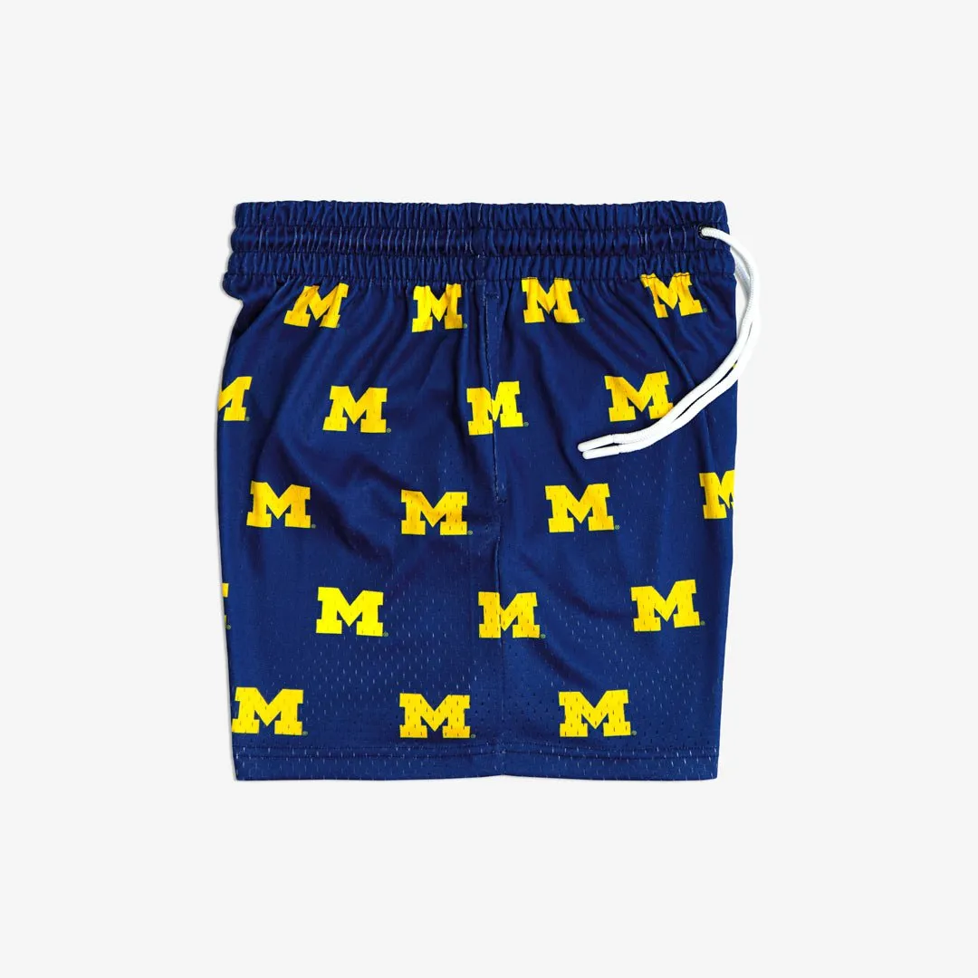 Michigan All-Over Logo Shorts