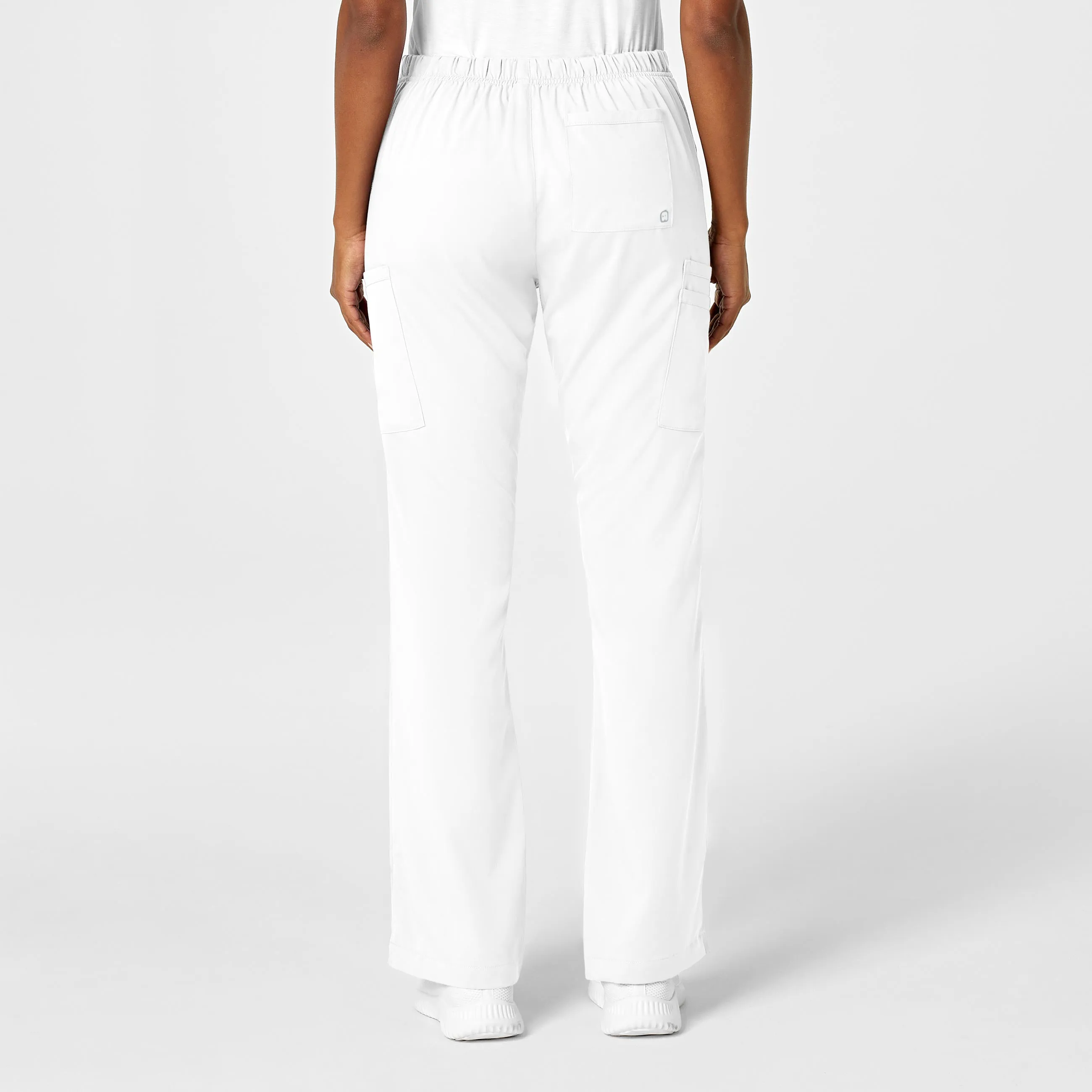 PRO Women's Moderate Flare Leg Scrub Pant - White