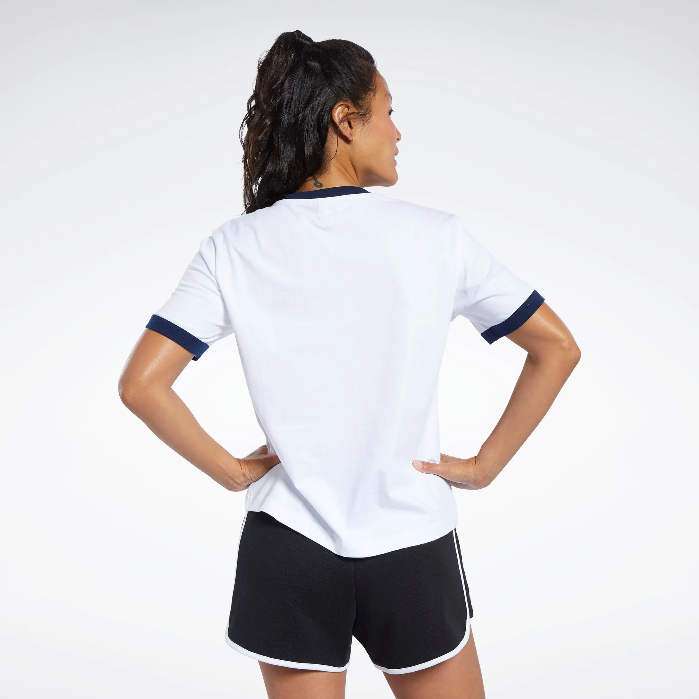 Reebok Apparel Women Classics Linear Tee White