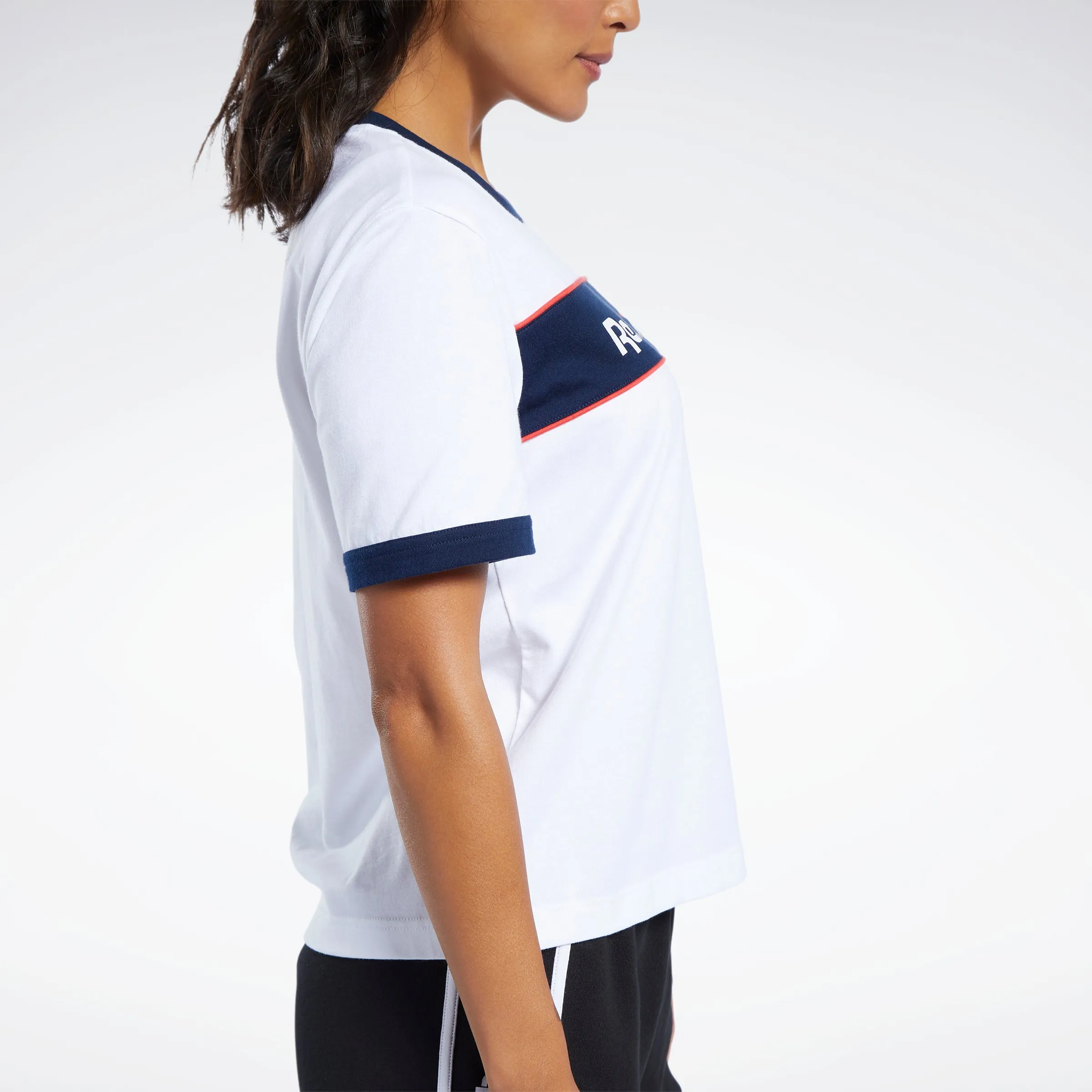 Reebok Apparel Women Classics Linear Tee White