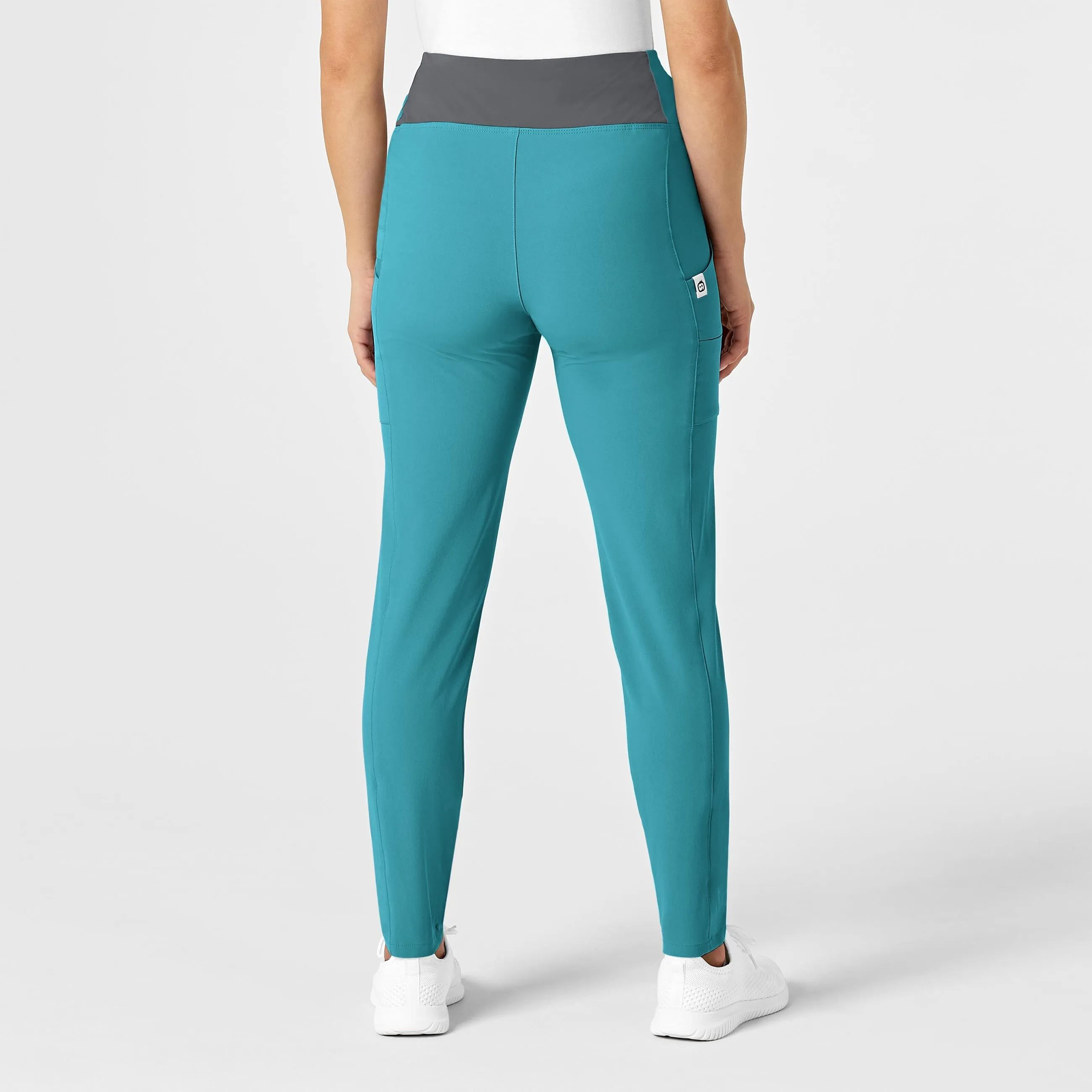 RENEW Women's High Waist Power Pant - Teal Blue