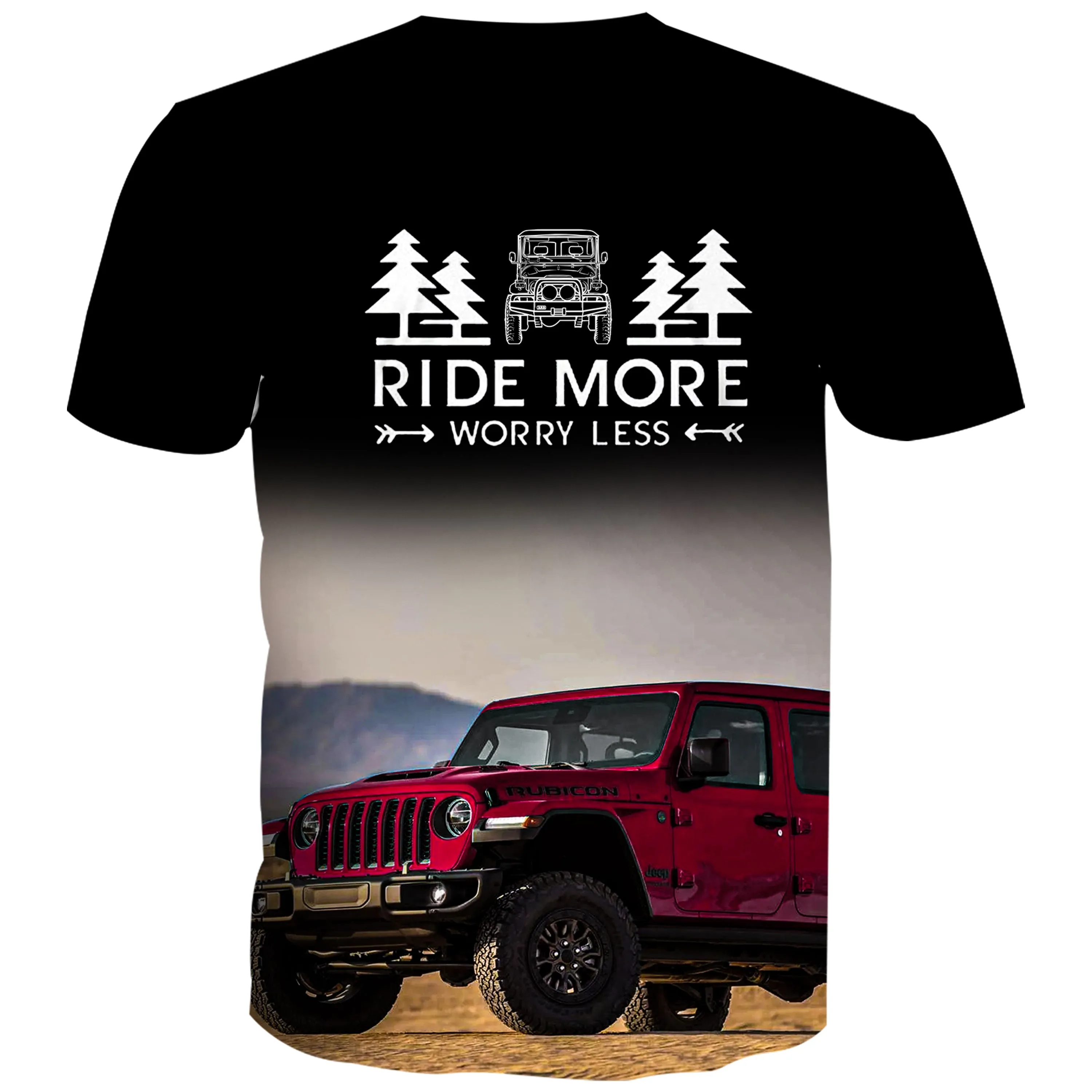 Ride More Worry Less - Pink Rubicon