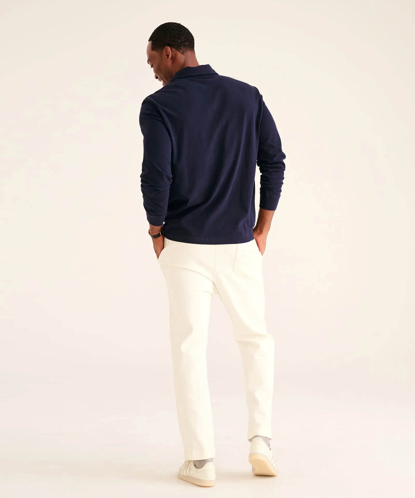 The Long Sleeve Polo Tee