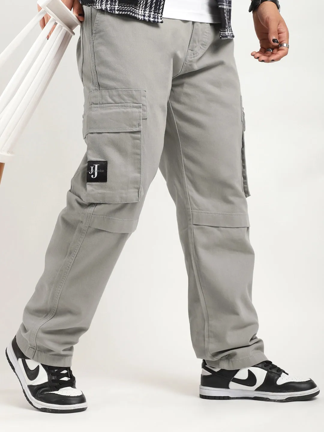 Tornado Full Length Light Grey Plus size Cargo