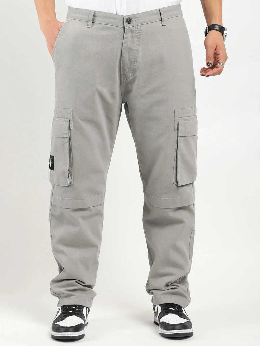 Tornado Full Length Light Grey Plus size Cargo