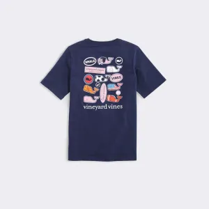 Youth Multi Sticker Pocket Short Sleeve T-Shirt